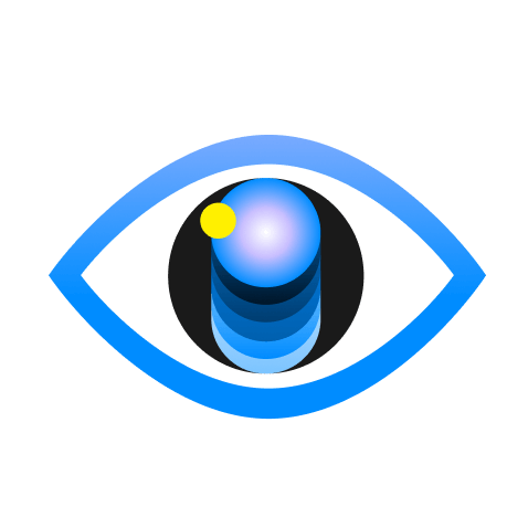 Illustration displaying a futuristic eye